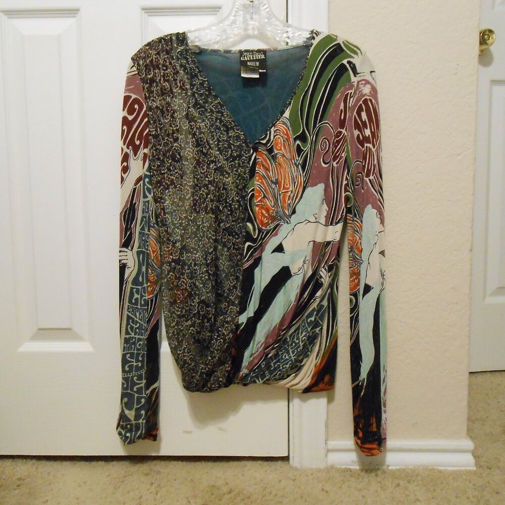 John Paul Gaultier Art Nouveau Theme Blouse